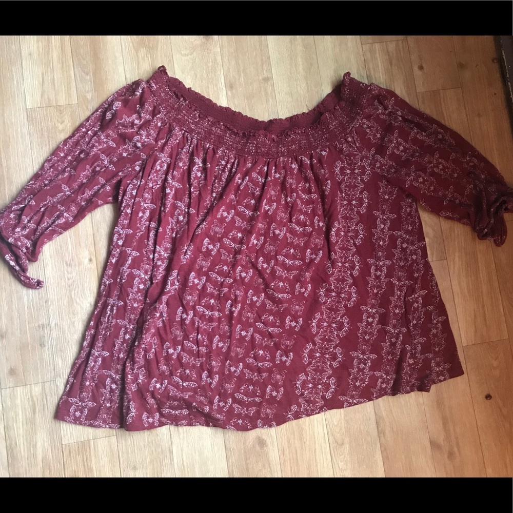 Off shoulder Sonoma Tie sleeve top